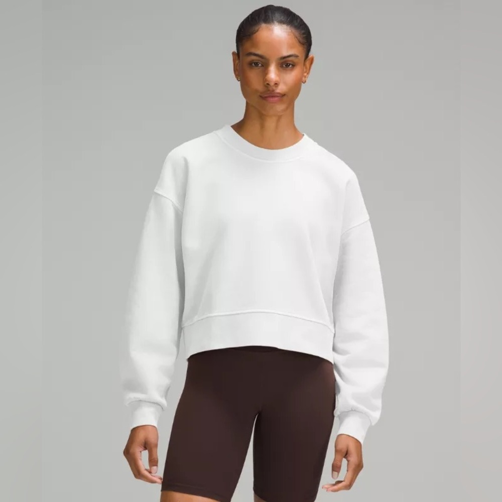 Lululemon Perfectly Oversized Cropped Crew sweatshirt
